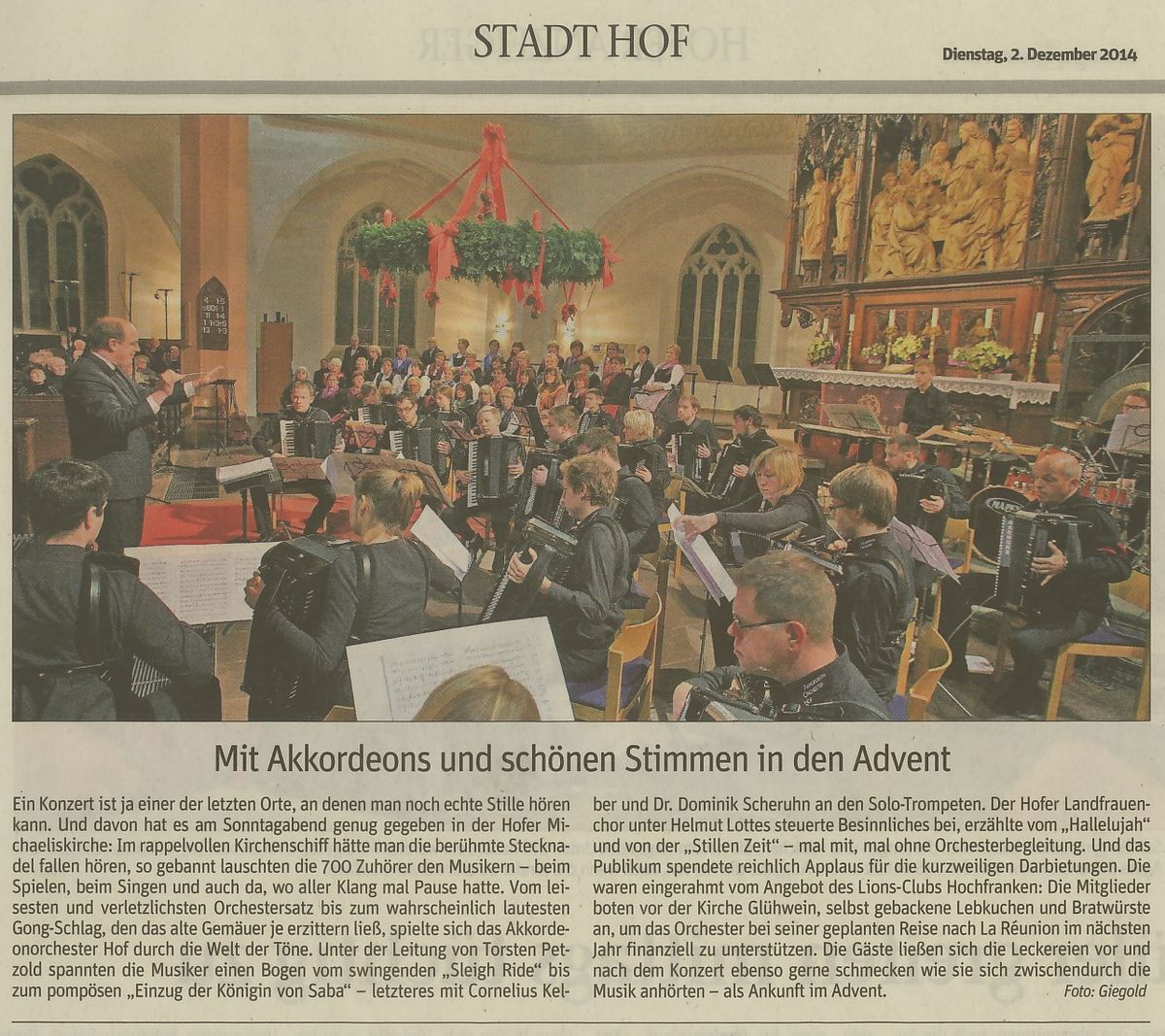 Ausschnitt Frankenpost