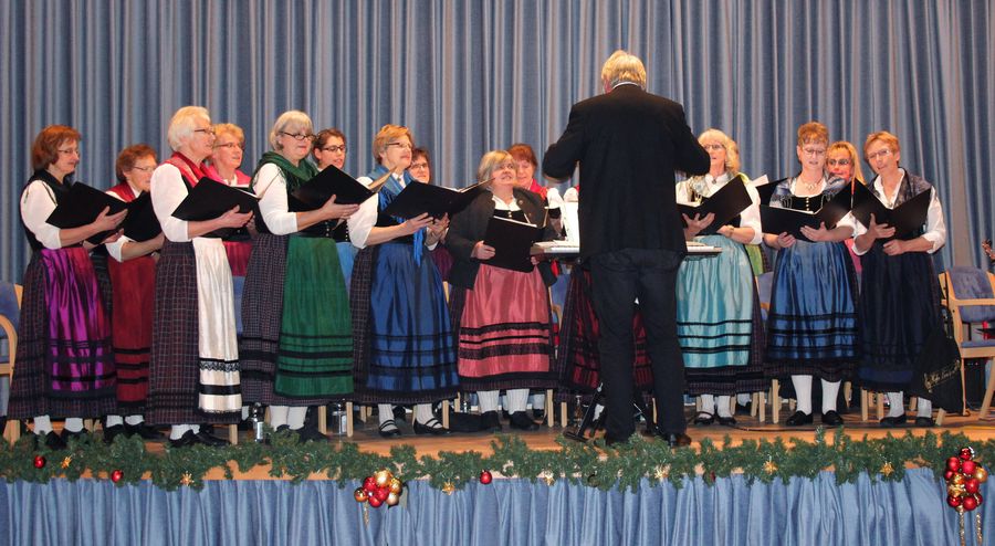 Die kleine Formation des Hofer Landfrauenchors, genannt das Dutzend