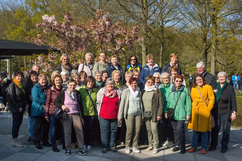 Gruppenbild am Keukenhof